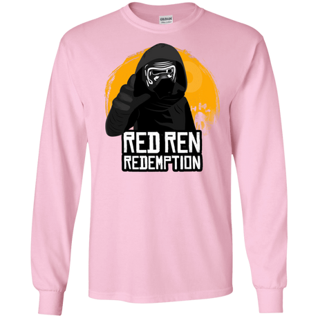 T-Shirts Light Pink / S Red Ren Men's Long Sleeve T-Shirt