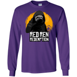 T-Shirts Purple / S Red Ren Men's Long Sleeve T-Shirt