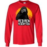 T-Shirts Red / S Red Ren Men's Long Sleeve T-Shirt