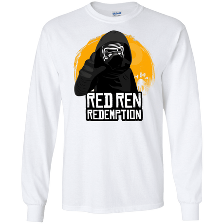 T-Shirts White / S Red Ren Men's Long Sleeve T-Shirt