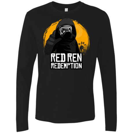 T-Shirts Black / S Red Ren Men's Premium Long Sleeve