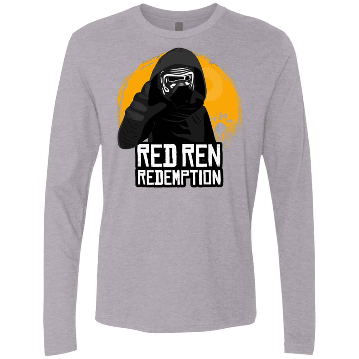 T-Shirts Heather Grey / S Red Ren Men's Premium Long Sleeve