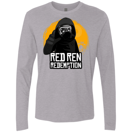 T-Shirts Heather Grey / S Red Ren Men's Premium Long Sleeve