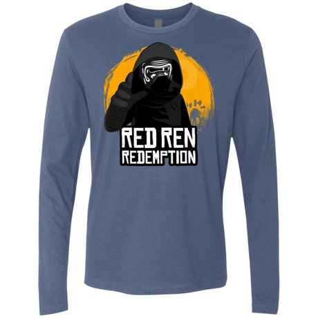 T-Shirts Indigo / S Red Ren Men's Premium Long Sleeve