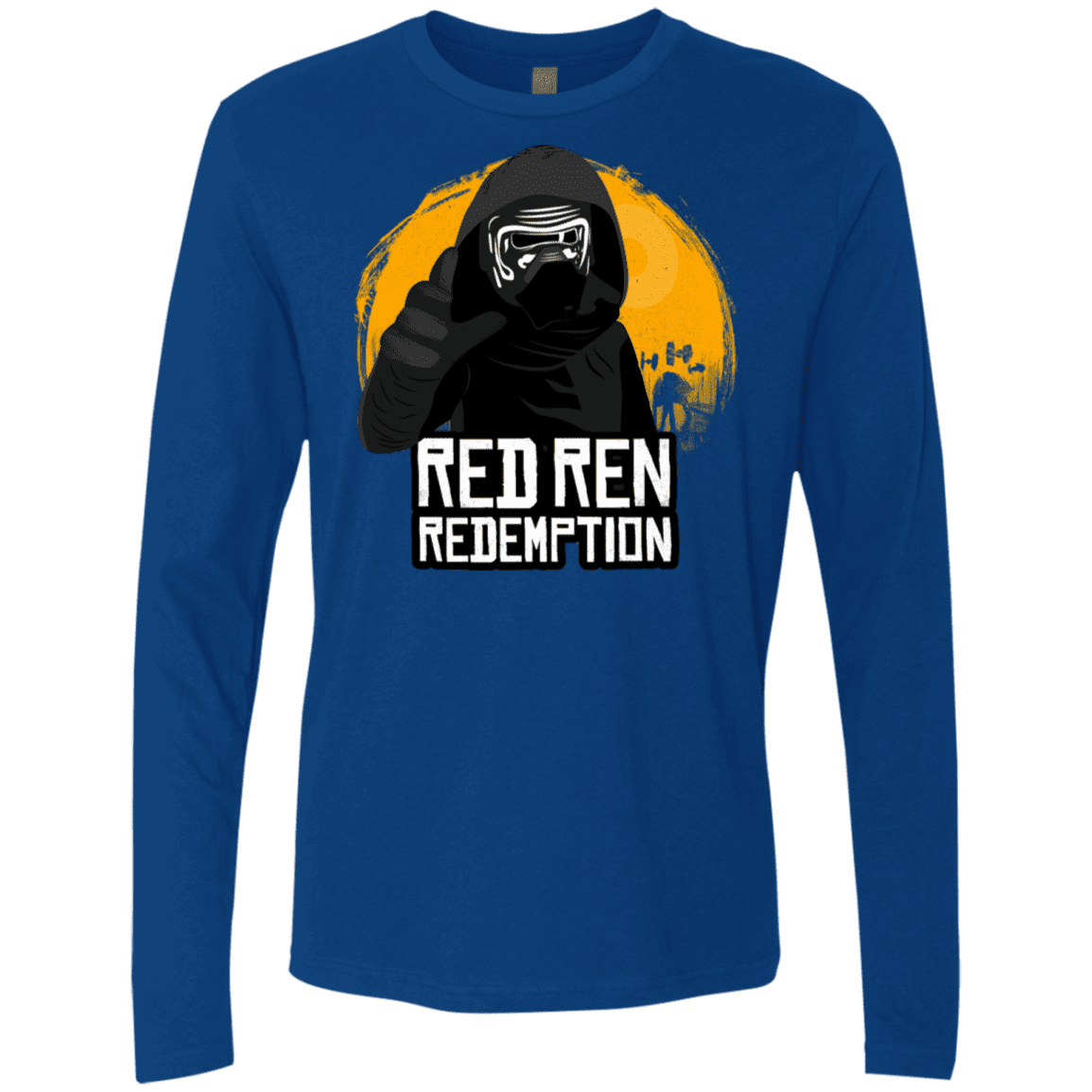 T-Shirts Royal / S Red Ren Men's Premium Long Sleeve