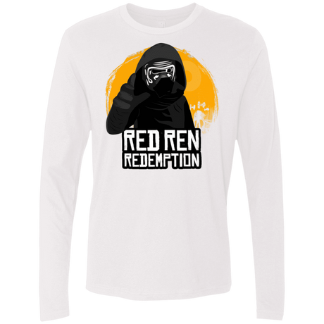 T-Shirts White / S Red Ren Men's Premium Long Sleeve