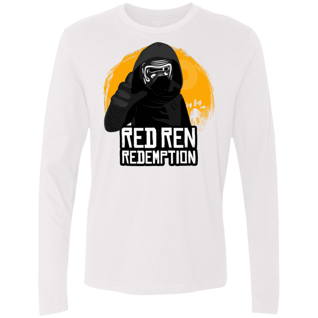 T-Shirts White / S Red Ren Men's Premium Long Sleeve