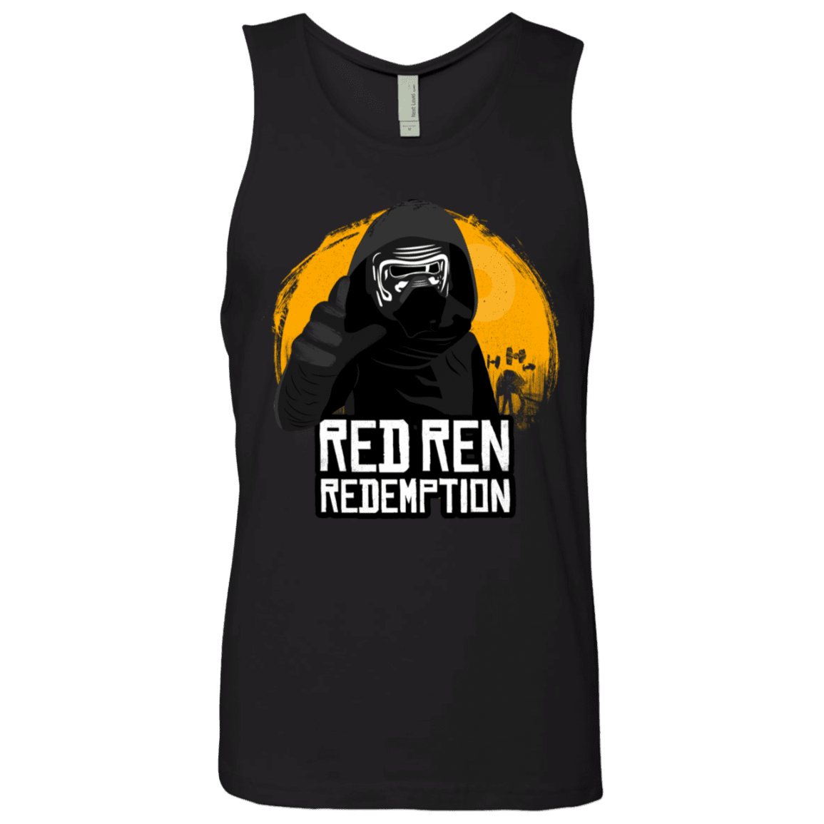 T-Shirts Black / S Red Ren Men's Premium Tank Top