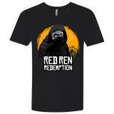 T-Shirts Black / X-Small Red Ren Men's Premium V-Neck
