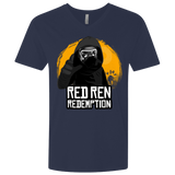 T-Shirts Midnight Navy / X-Small Red Ren Men's Premium V-Neck