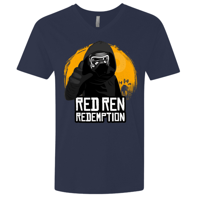 T-Shirts Midnight Navy / X-Small Red Ren Men's Premium V-Neck