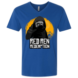 T-Shirts Royal / X-Small Red Ren Men's Premium V-Neck
