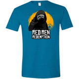 T-Shirts Antique Sapphire / S Red Ren Men's Semi-Fitted Softstyle
