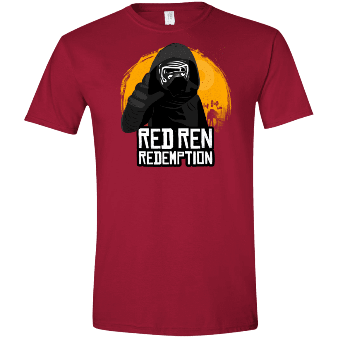 T-Shirts Cardinal Red / S Red Ren Men's Semi-Fitted Softstyle