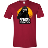 T-Shirts Cardinal Red / S Red Ren Men's Semi-Fitted Softstyle