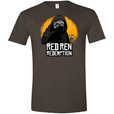 T-Shirts Dark Chocolate / S Red Ren Men's Semi-Fitted Softstyle