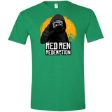 T-Shirts Heather Irish Green / M Red Ren Men's Semi-Fitted Softstyle
