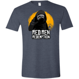 T-Shirts Heather Navy / S Red Ren Men's Semi-Fitted Softstyle