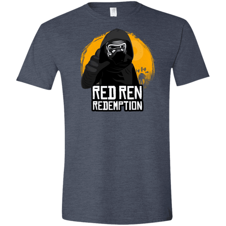 T-Shirts Heather Navy / S Red Ren Men's Semi-Fitted Softstyle