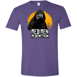 T-Shirts Heather Purple / S Red Ren Men's Semi-Fitted Softstyle