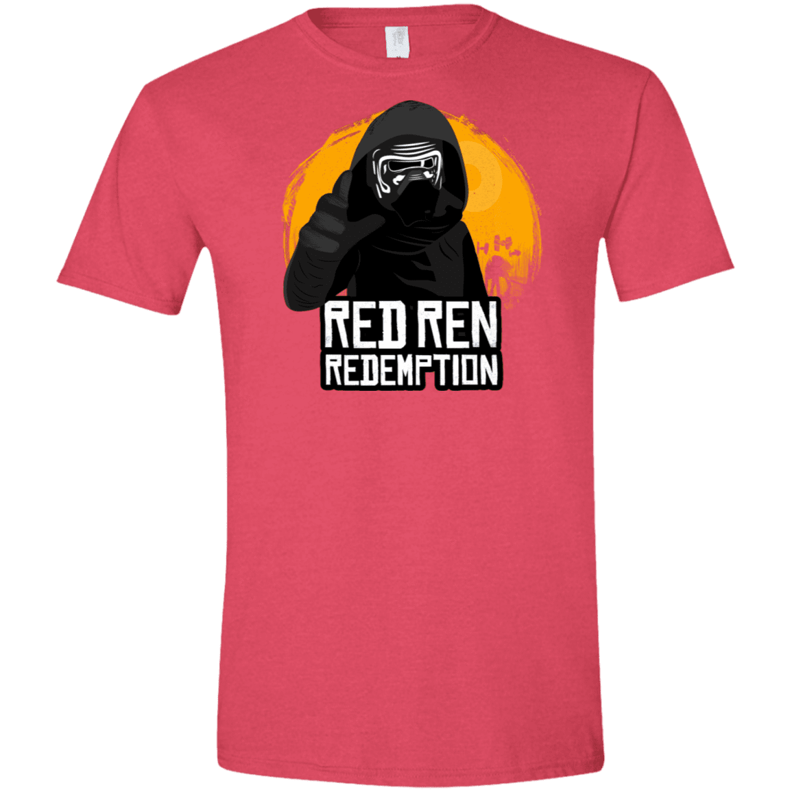 T-Shirts Heather Red / S Red Ren Men's Semi-Fitted Softstyle