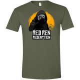 T-Shirts Military Green / S Red Ren Men's Semi-Fitted Softstyle