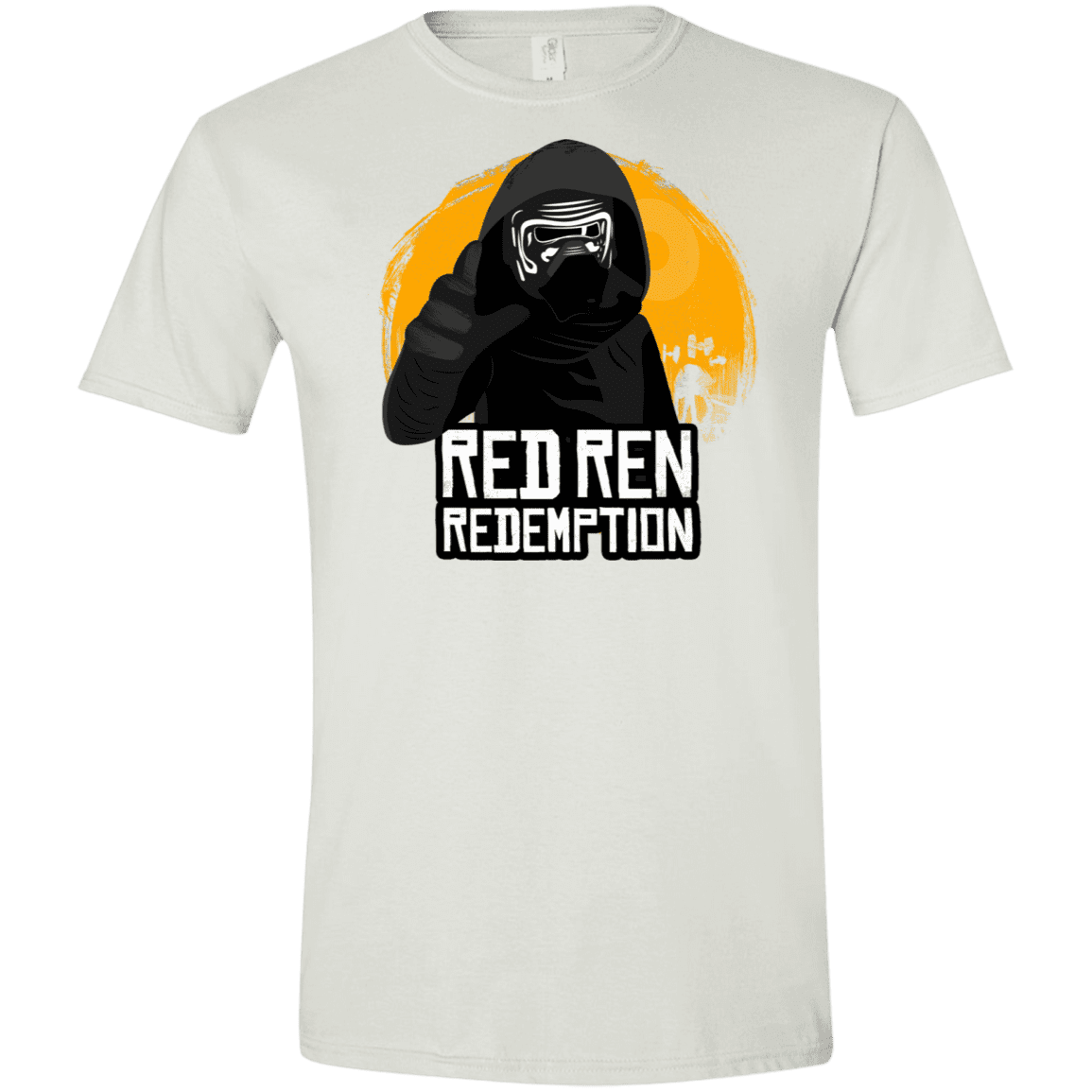 T-Shirts White / X-Small Red Ren Men's Semi-Fitted Softstyle