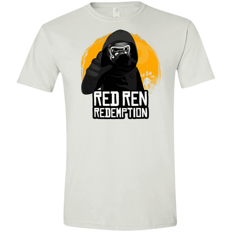 T-Shirts White / X-Small Red Ren Men's Semi-Fitted Softstyle