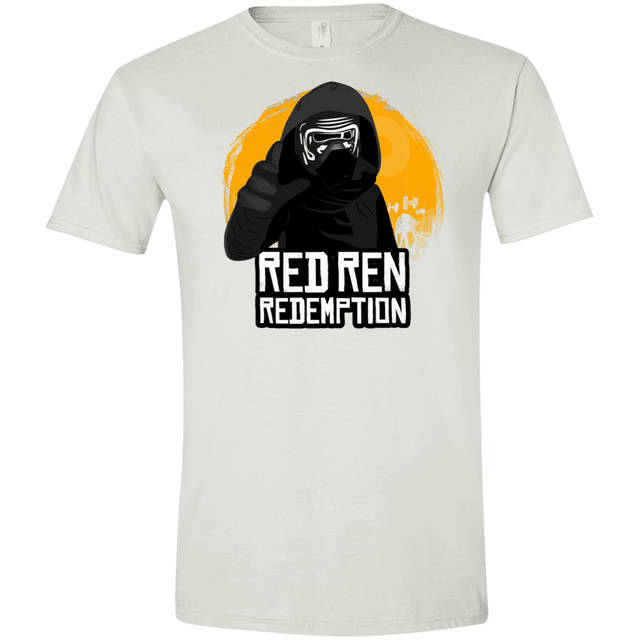 T-Shirts White / X-Small Red Ren Men's Semi-Fitted Softstyle