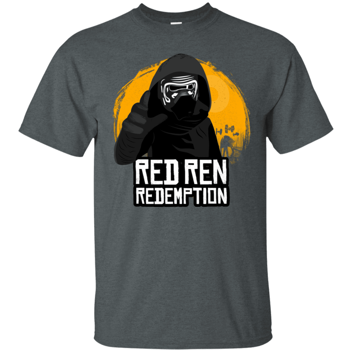 T-Shirts Dark Heather / S Red Ren T-Shirt