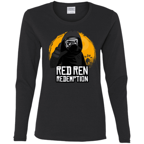 T-Shirts Black / S Red Ren Women's Long Sleeve T-Shirt