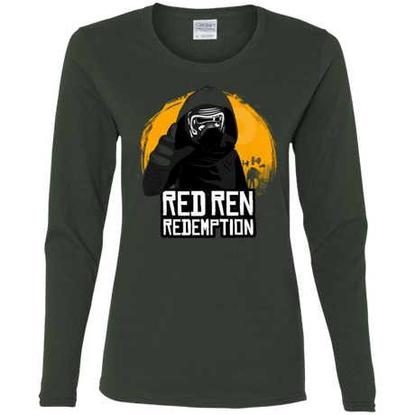 T-Shirts Forest / S Red Ren Women's Long Sleeve T-Shirt