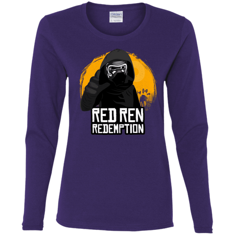 T-Shirts Purple / S Red Ren Women's Long Sleeve T-Shirt