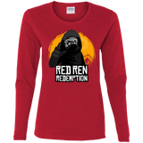 T-Shirts Red / S Red Ren Women's Long Sleeve T-Shirt