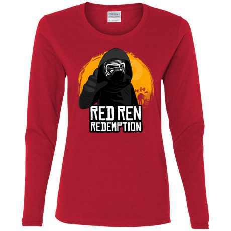 T-Shirts Red / S Red Ren Women's Long Sleeve T-Shirt