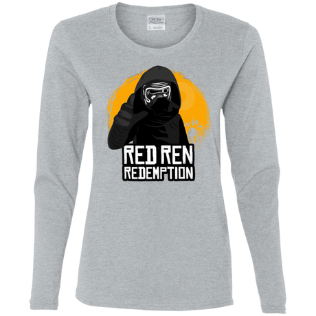 T-Shirts Sport Grey / S Red Ren Women's Long Sleeve T-Shirt