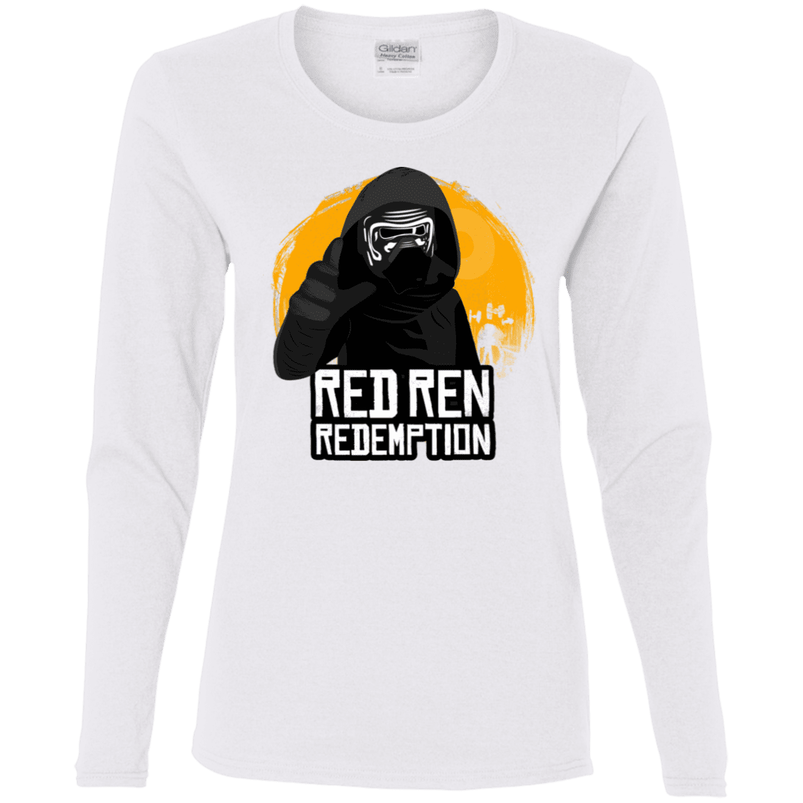 T-Shirts White / S Red Ren Women's Long Sleeve T-Shirt