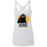 T-Shirts Heather White / X-Small Red Ren Women's Triblend Racerback Tank