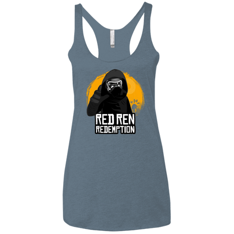 T-Shirts Indigo / X-Small Red Ren Women's Triblend Racerback Tank