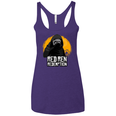 T-Shirts Purple Rush / X-Small Red Ren Women's Triblend Racerback Tank