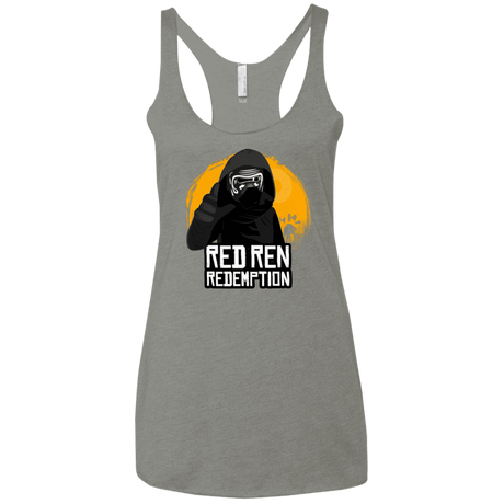 T-Shirts Venetian Grey / X-Small Red Ren Women's Triblend Racerback Tank