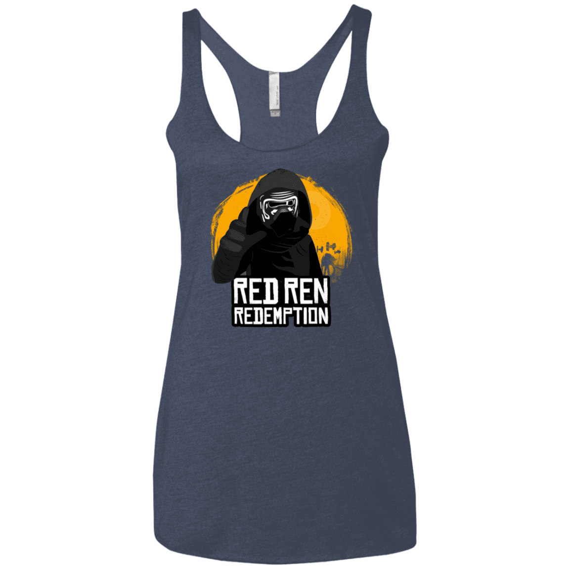 T-Shirts Vintage Navy / X-Small Red Ren Women's Triblend Racerback Tank