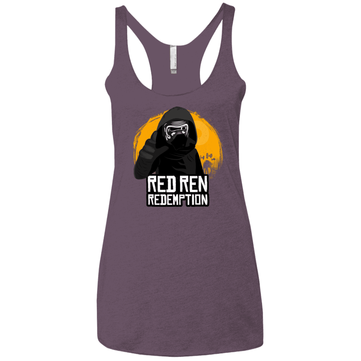T-Shirts Vintage Purple / X-Small Red Ren Women's Triblend Racerback Tank