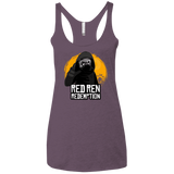 T-Shirts Vintage Purple / X-Small Red Ren Women's Triblend Racerback Tank