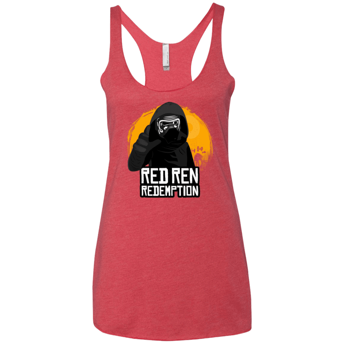 T-Shirts Vintage Red / X-Small Red Ren Women's Triblend Racerback Tank