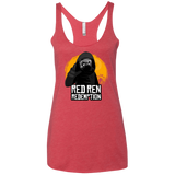 T-Shirts Vintage Red / X-Small Red Ren Women's Triblend Racerback Tank