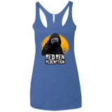 T-Shirts Vintage Royal / X-Small Red Ren Women's Triblend Racerback Tank