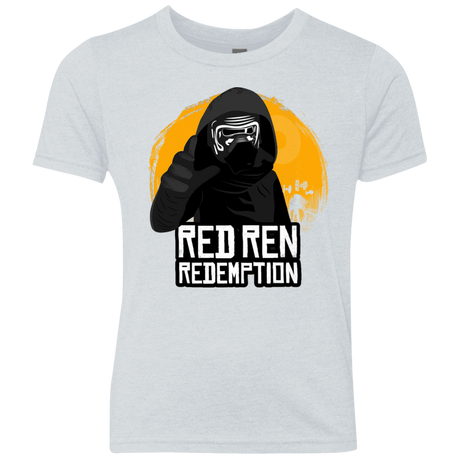 T-Shirts Heather White / YXS Red Ren Youth Triblend T-Shirt
