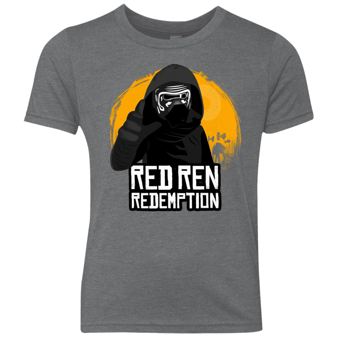 T-Shirts Premium Heather / YXS Red Ren Youth Triblend T-Shirt