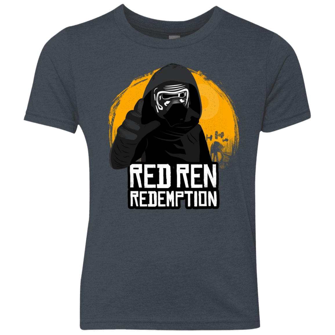 T-Shirts Vintage Navy / YXS Red Ren Youth Triblend T-Shirt